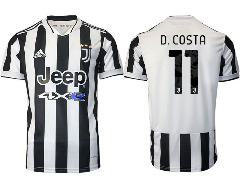 Men 2021-2022 Club Juventus home aaa version white #11 Adidas Soccer Jersey->paris st german jersey->Soccer Club Jersey
